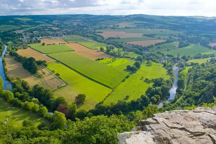 La Suisse normande vue des rochers de Clécy